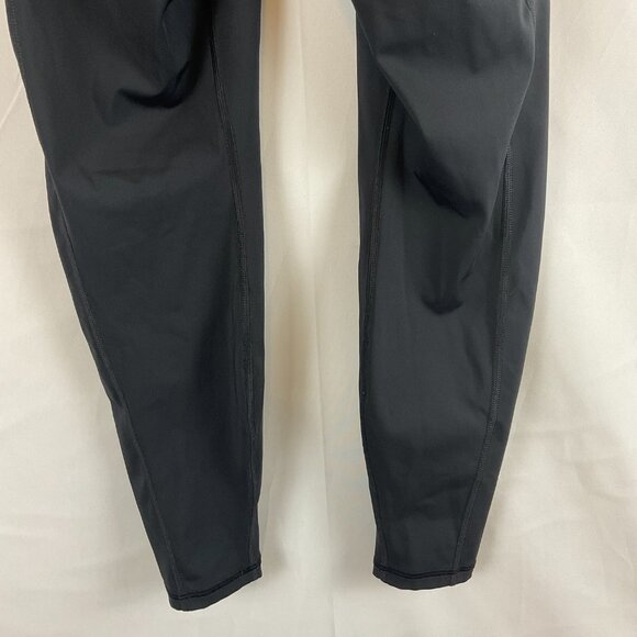 Savage x Fenty Sport Leggings 1X US 16/18 Black Purple Trim Tech Pockets - Picture 9 of 11